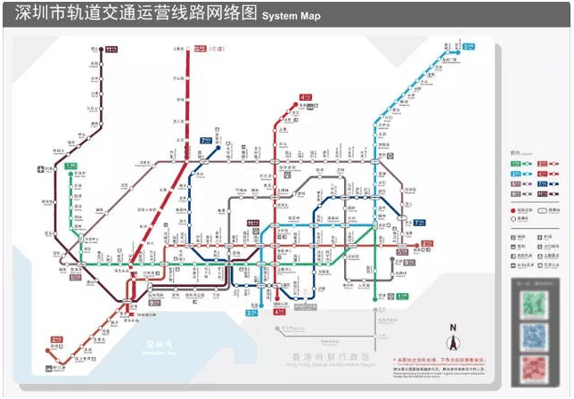 深圳地铁13号线最新线路图